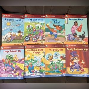 Leap frog tag books lot of 8 Early Reading Series Leap Reader